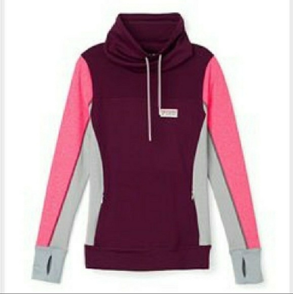 PINK Victoria's Secret Jackets & Blazers - VS Pink Ultimate Pullover Funnel Neck No Zip Coat